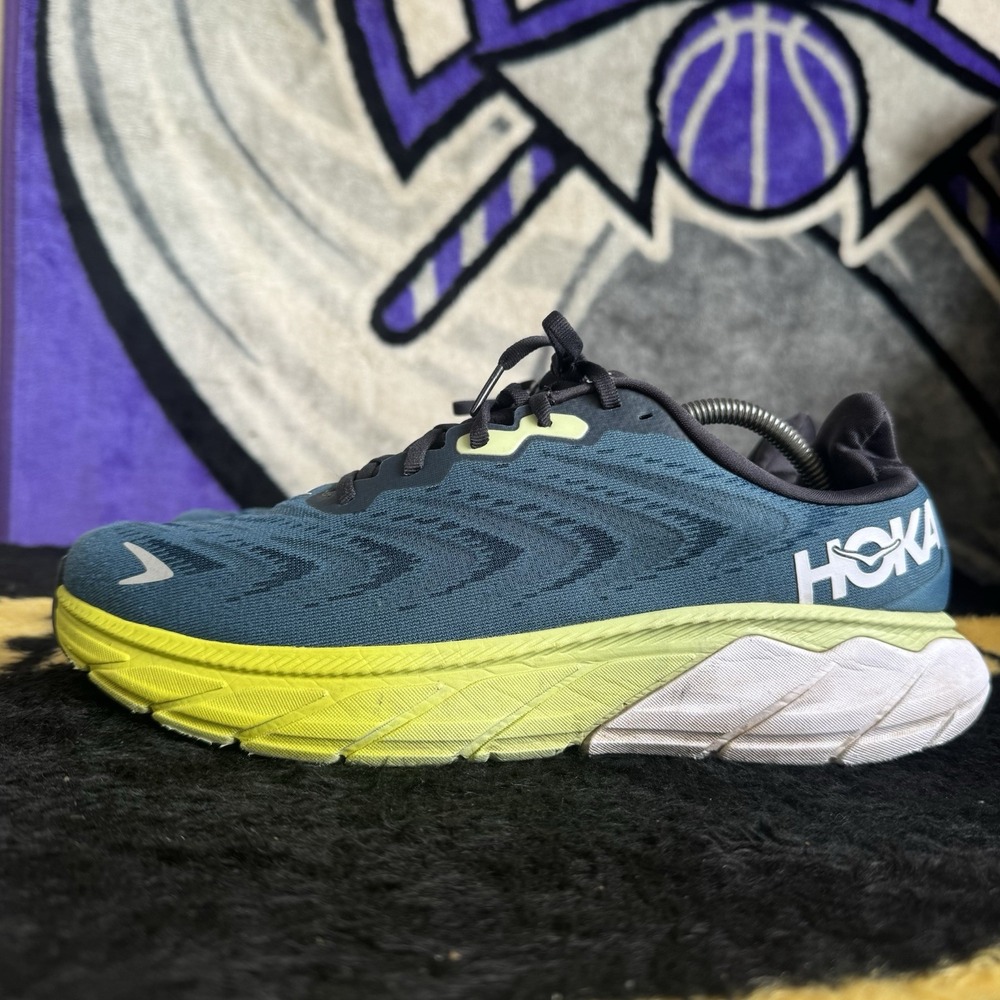 Size 10 - Hoka One One Arahi 6 Mens Graphite Blue Running Comfort